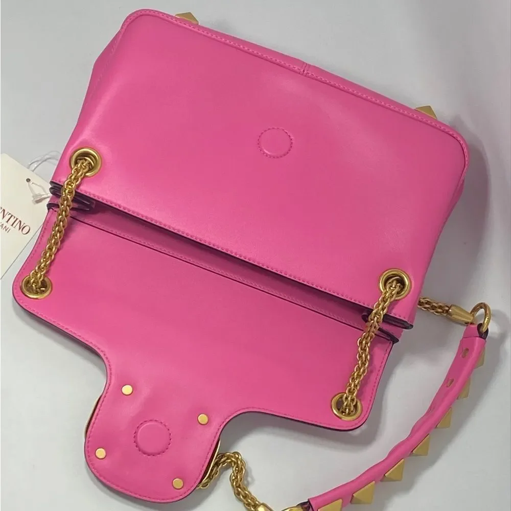 Valentino Garavani VLogo Leather Shoulder Bag